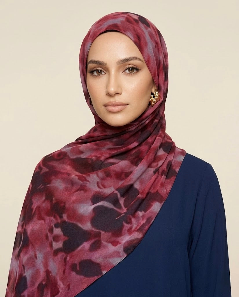 Mulberry Smoke Modal Hijab