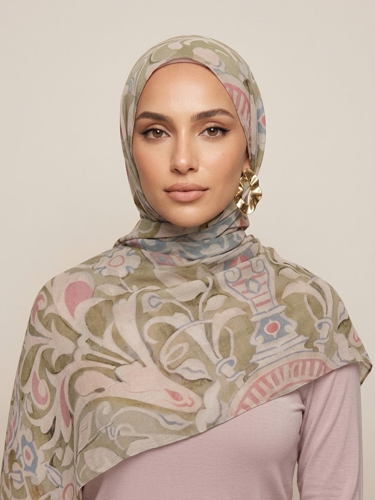Vintage Willow Modal Hijab