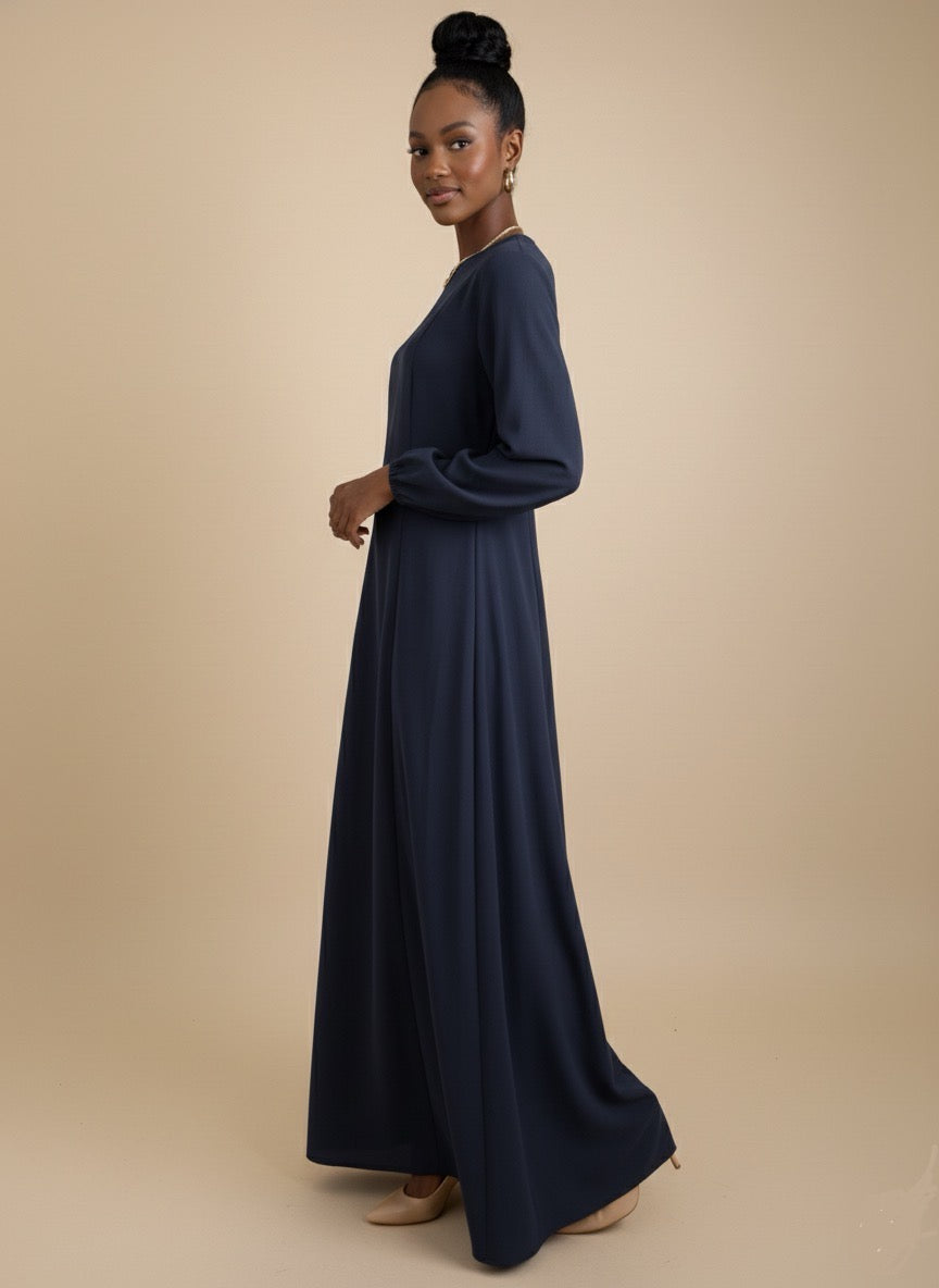 Laila Linen blend Dress- (5 Colors)