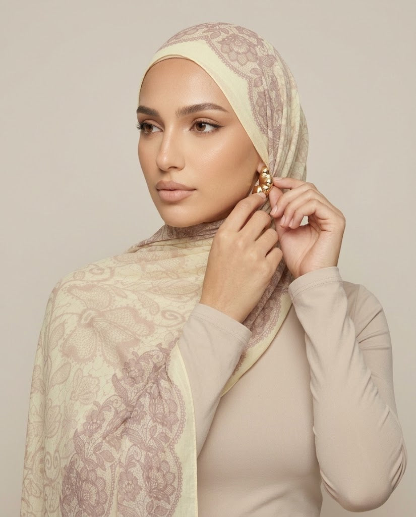 Antique Lace Modal Hijab