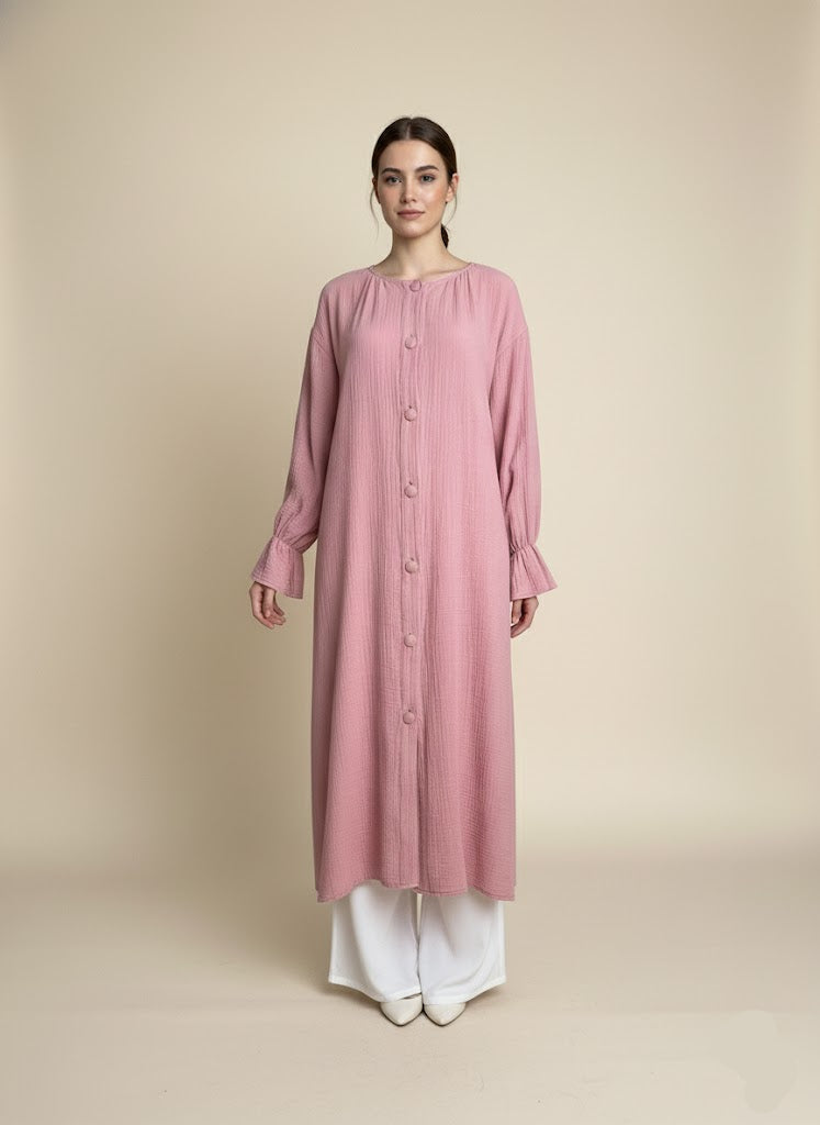 Masooma cotton long modest tunic (2 Colors)