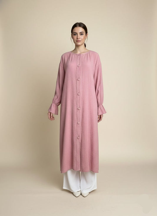 Masooma cotton long modest tunic (2 Colors)