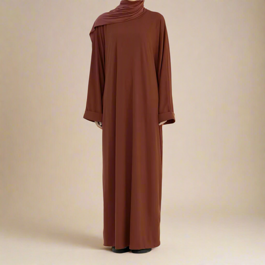 Zora Ribbed Abaya (4 Colors)