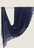 Deep Navy  Lace Modal hijabs