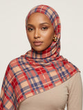 Autumn Plaid Modal Hijab