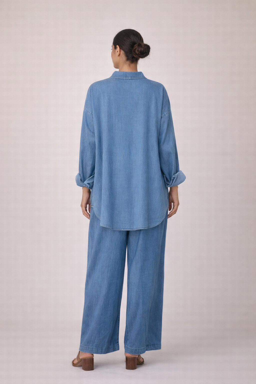 Azima Denimlook lightweight cotton blend Lounge Set