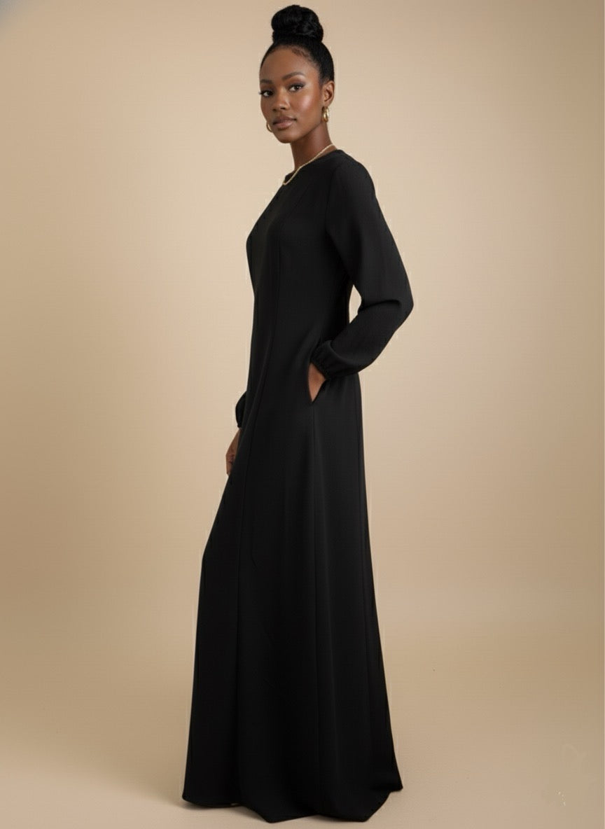 Laila Linen blend Dress- (5 Colors)