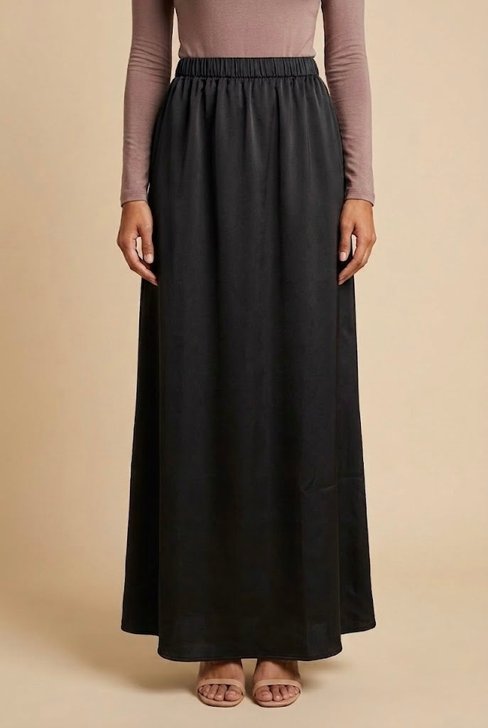 Sharleez Satin Maxi Skirt (3 Colors)