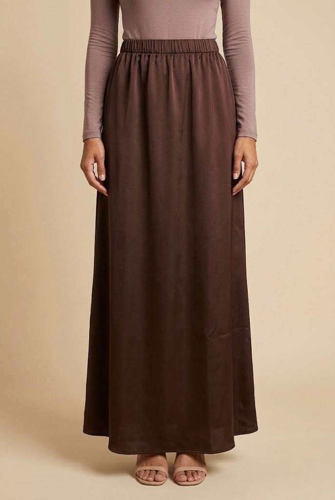 Sharleez Satin Maxi Skirt (3 Colors)