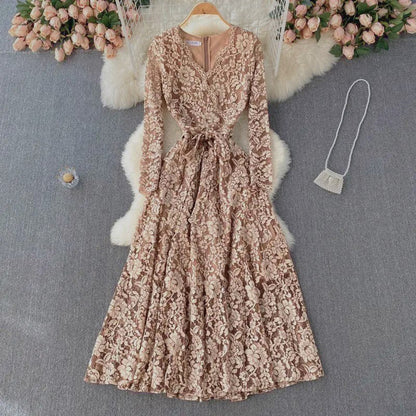 Aidah Elegant Lace Dress