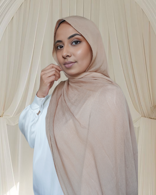 Nadeen single-stitch modal hijabs