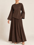 Maqboola Two piece skirt set (6 Colors)