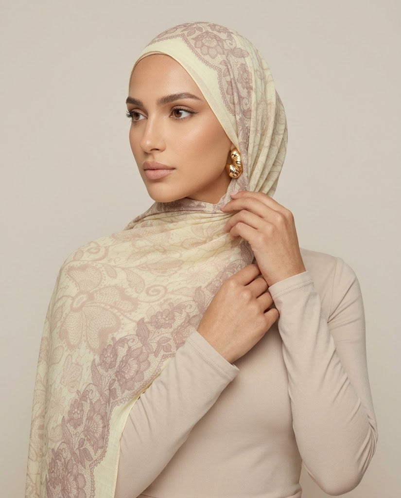 Antique Lace Modal Hijab