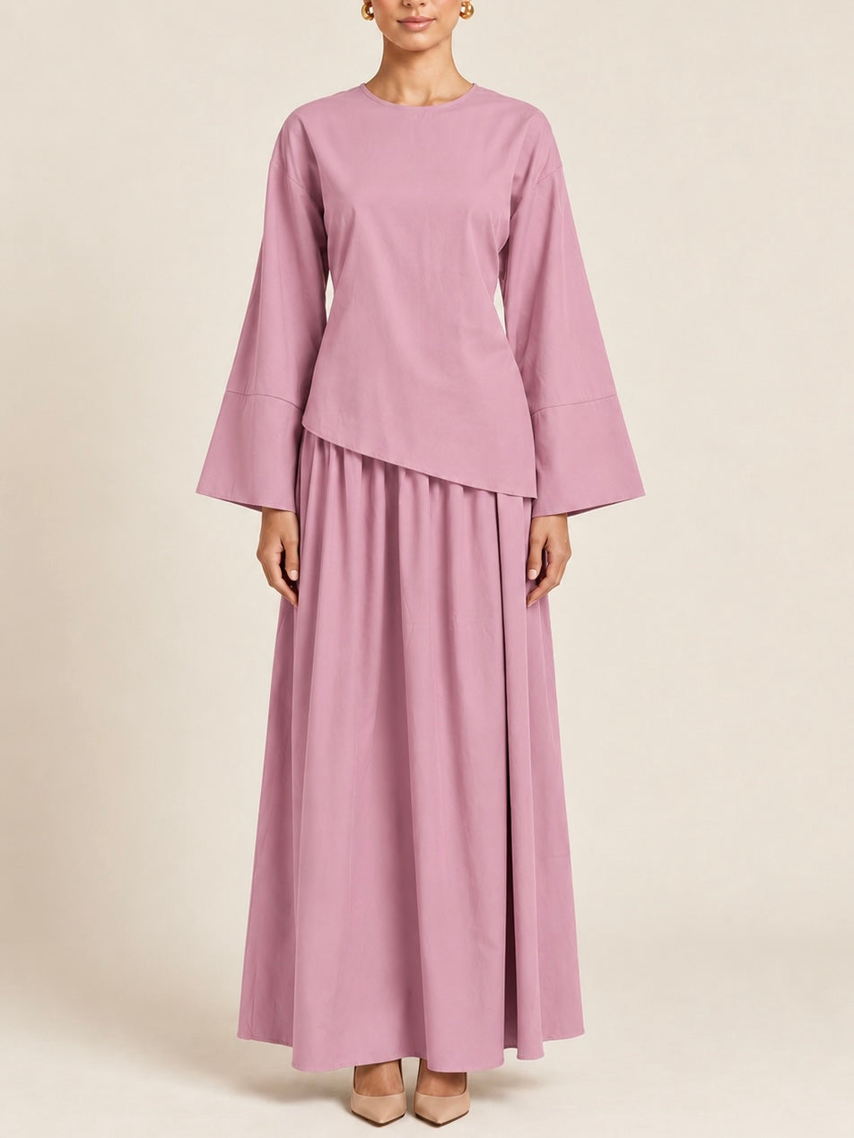 Maqboola Two piece skirt set (6 Colors)