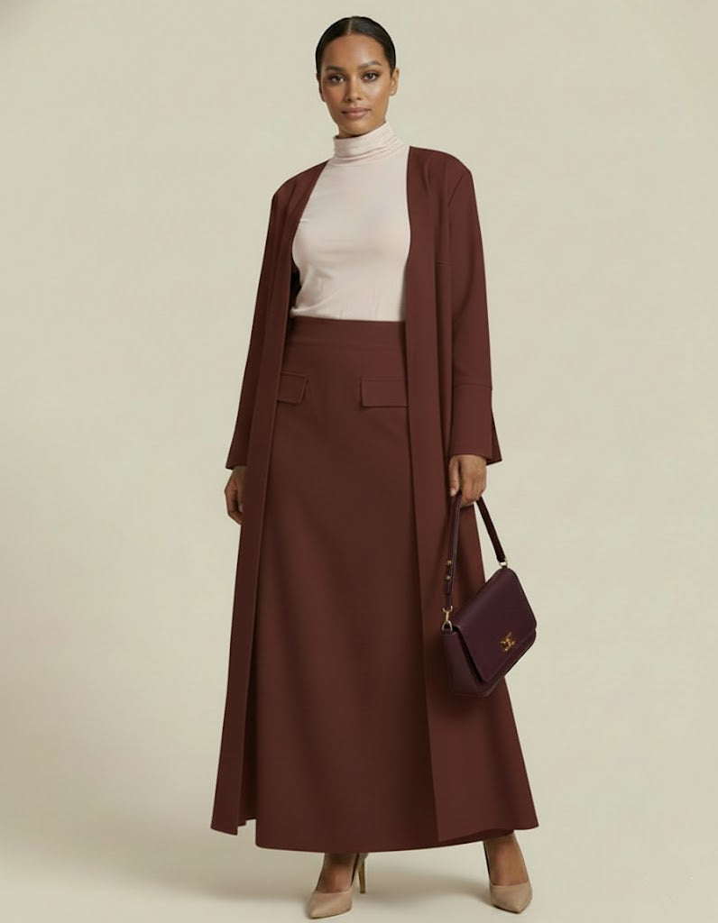Ashalina Coat & Skirt Set