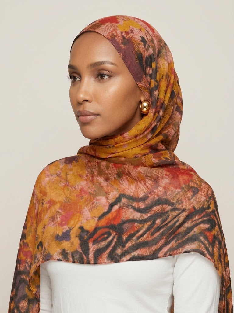 Amber Garden Modal Hijab