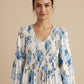 Blue blossom floral dress - Summer Favorite