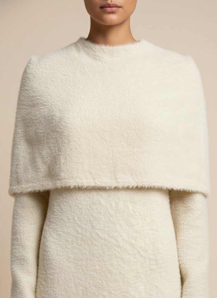 Zaina  Brushed Knit Maxi Dress Set