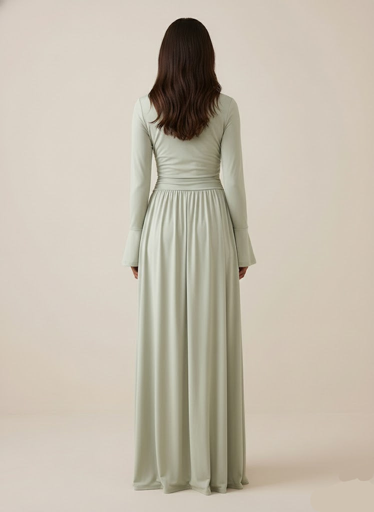 Hashmat Draped Maxi Dress