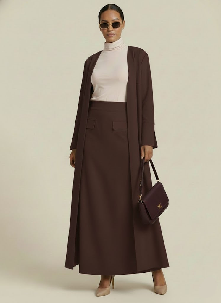 Ashalina Coat & Skirt Set