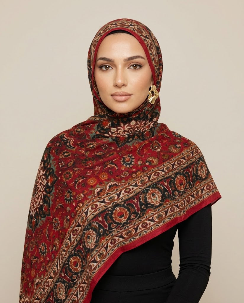 Garnet Heritage Modal Hijab