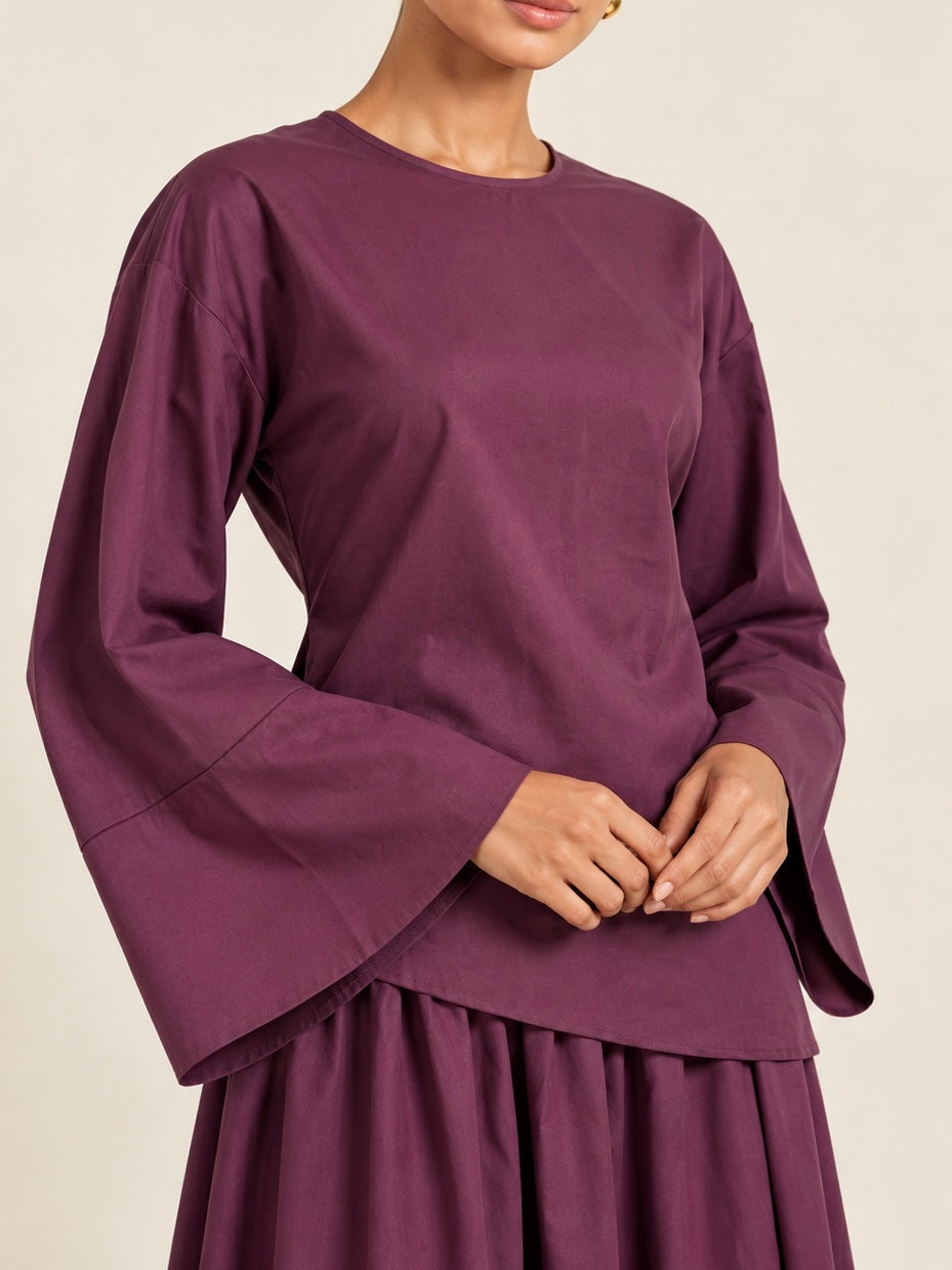 Maqboola Two piece skirt set (6 Colors)