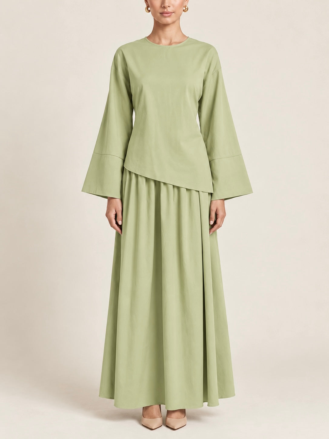 Maqboola Two piece skirt set (6 Colors)