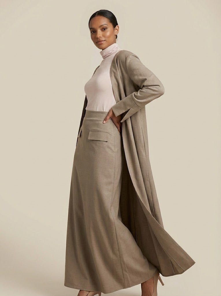 Ashalina Coat & Skirt Set