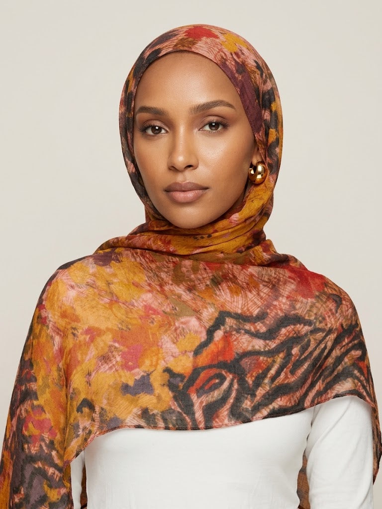 Amber Garden Modal Hijab