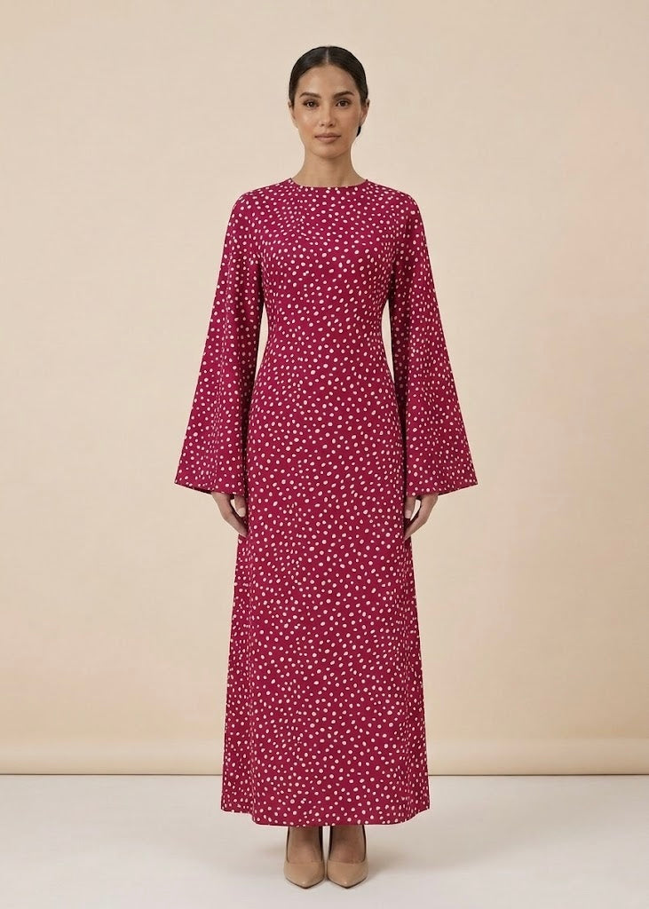 Marziya Polka Dress(4 colors)