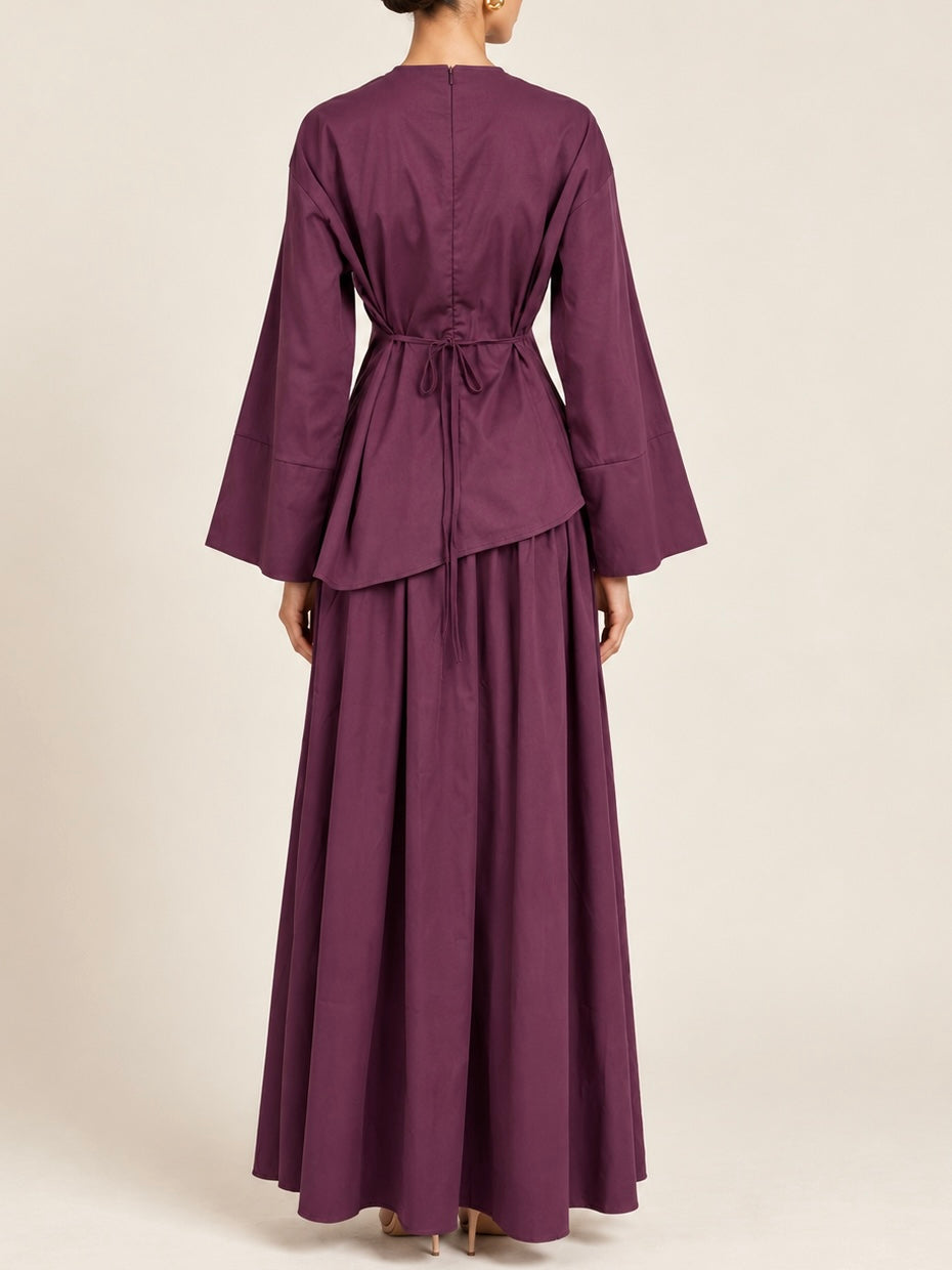Maqboola Two piece skirt set (6 Colors)