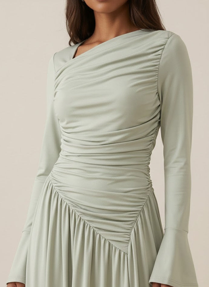 Hashmat Draped Maxi Dress