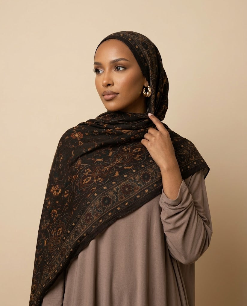 Espresso Heritage Modal Hijab