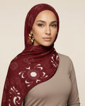 Burgundy Heritage Modal Hijab