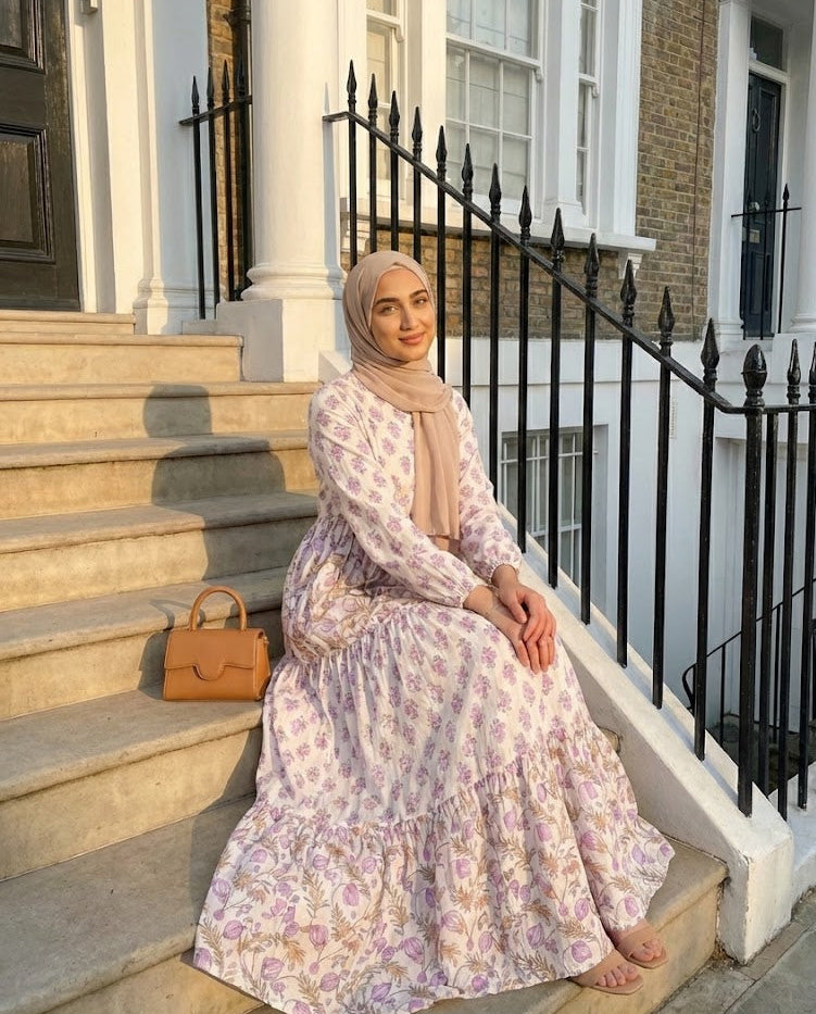 Amara Block print inspired Cotton dress