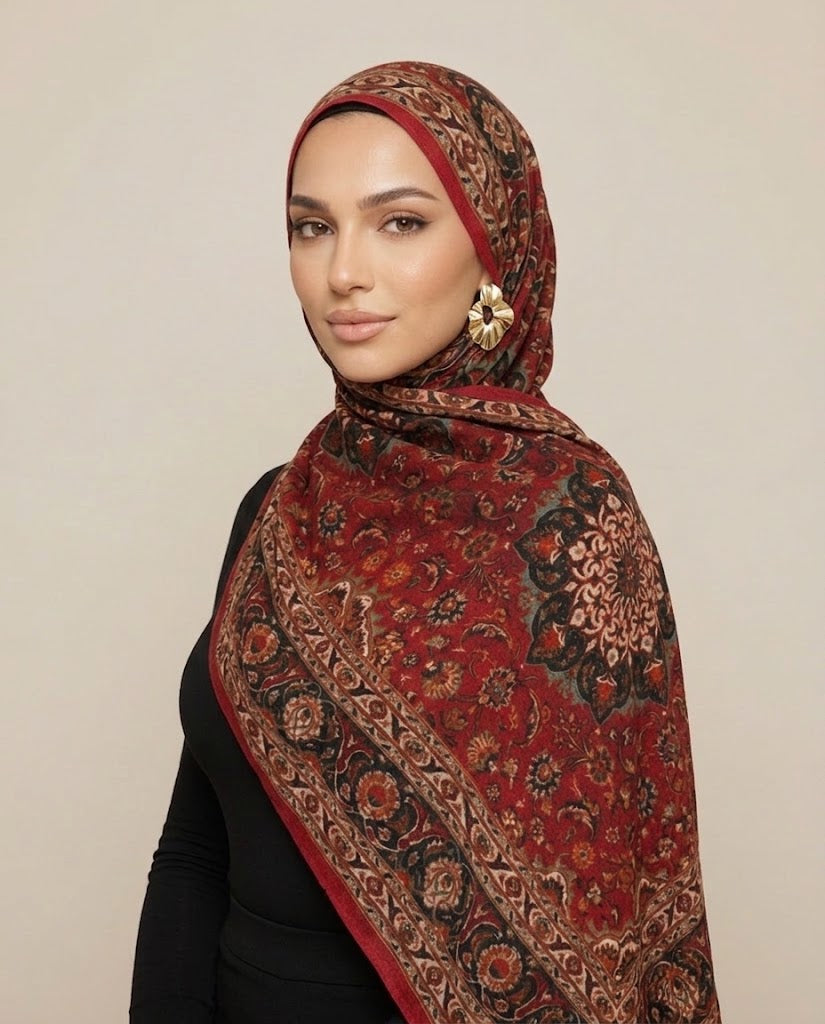 Garnet Heritage Modal Hijab