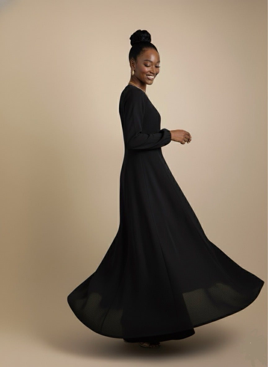 Laila Linen blend Dress- (5 Colors)