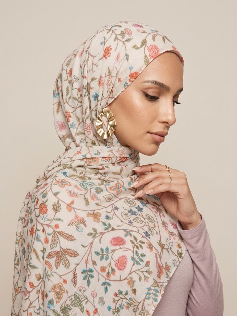 Flora Bloom Modal Hijab