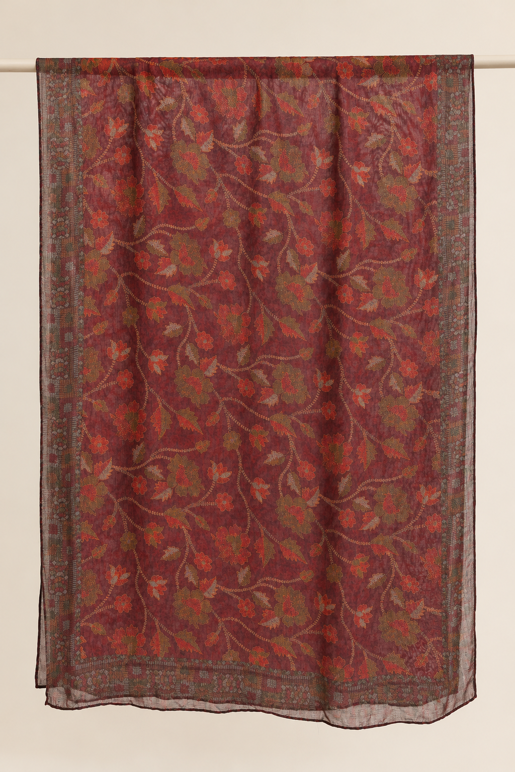 Vintage Merlot Modal Hijab
