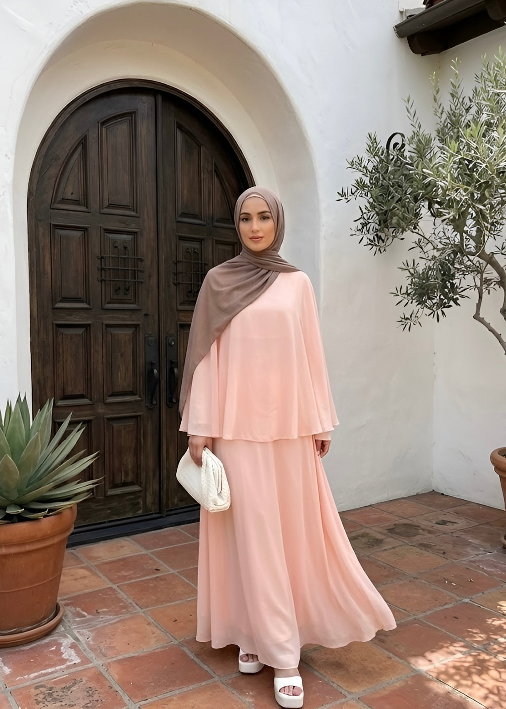 Hayrah Cape Dress