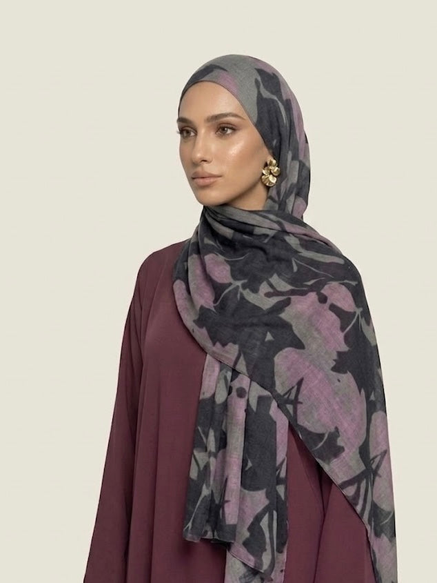 Granite Bloom Modal Hijab