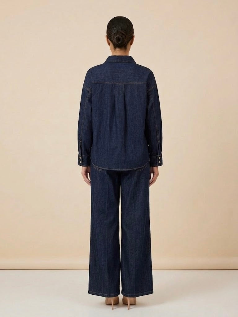 Aveline Light weight Denim Co-ord set