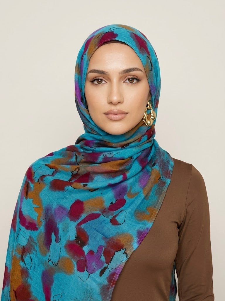 Painted Mirage Modal Hijab