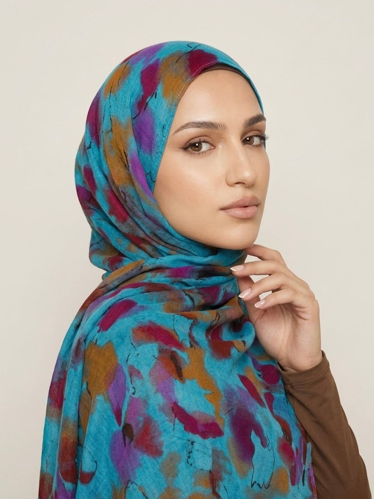 Painted Mirage Modal Hijab