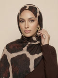 Mocha Giraffe Modal Hijab