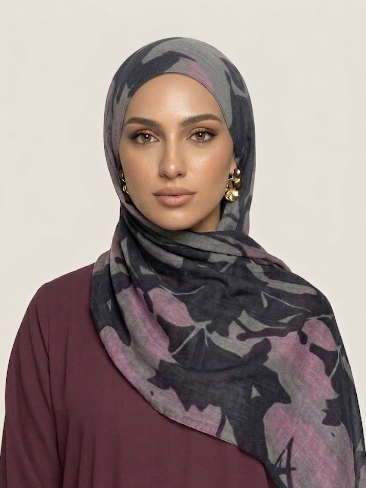 Granite Bloom Modal Hijab