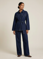 Nayla Belted Denim Co-ord Set
