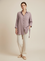 Ghizlan Cotton modest tunic shirt - Everyday Light shirt
