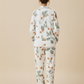 Orange blossom cotton PJ set