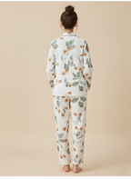 Orange blossom cotton PJ set